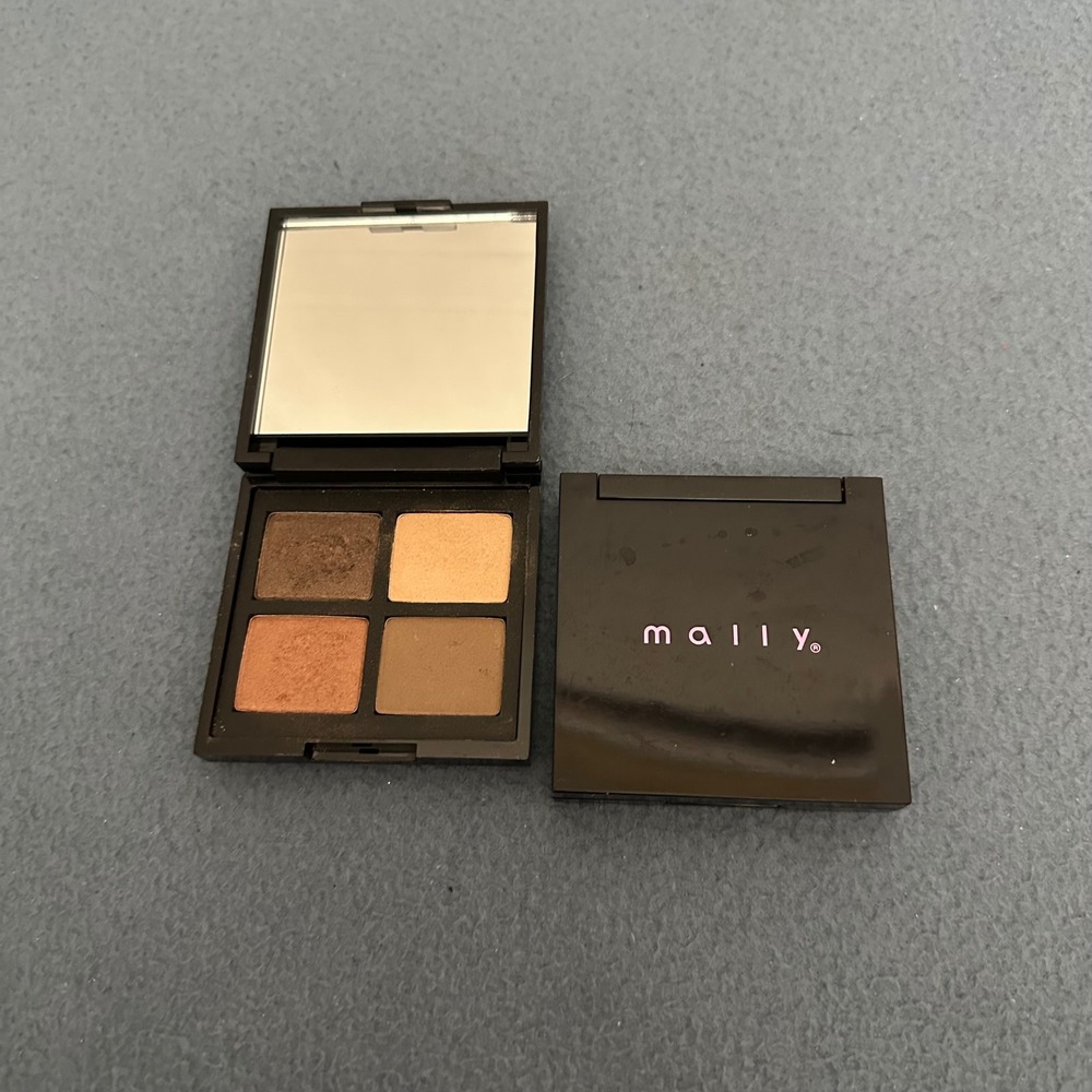 Mally Open Up Eyeshadow Quad Lot Golden‎ Neutrals & Everyday Rosy Palettes
